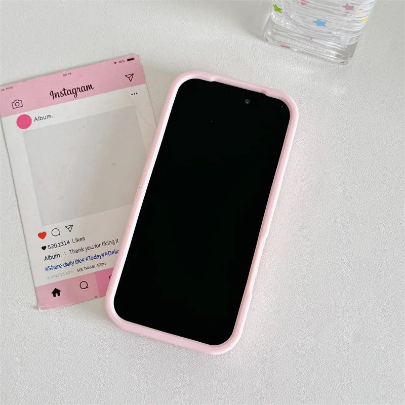 Luxury 3D Bowknot Love Heart irregular MakeUp Mirror Phone Case For iPhone