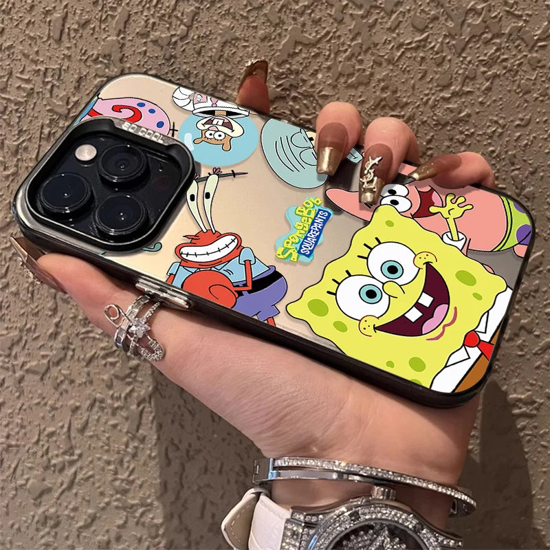 SpongeBob Patrick Star Hard Phone Case For iPhone