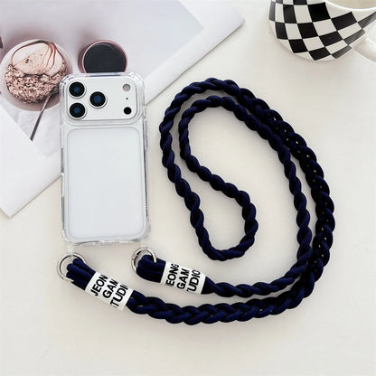 Crossbody Transparent  Phone Case For iPhone