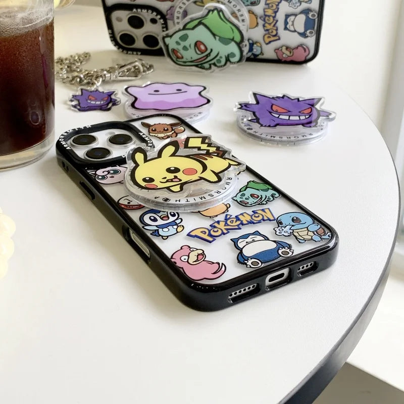 Luxury Pokemons Ditto Bulbasaur Phone Case For iPhone