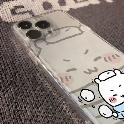 Anime Chiikawa Usagi Hachiware Winter Limited Mobile Phone Case