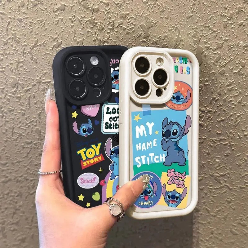 Stitch Love Cute Phone Case For iPhone