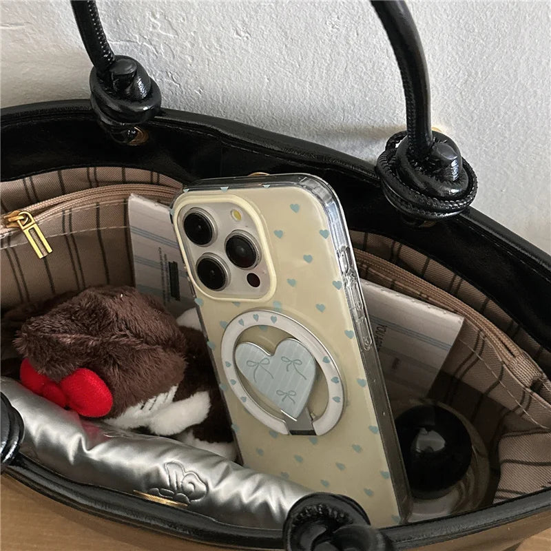 Cute Little Love Heart Magnetic Phone Case