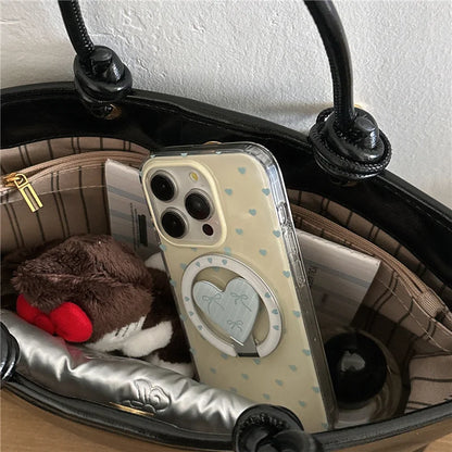 Cute Little Love Heart Magnetic Phone Case