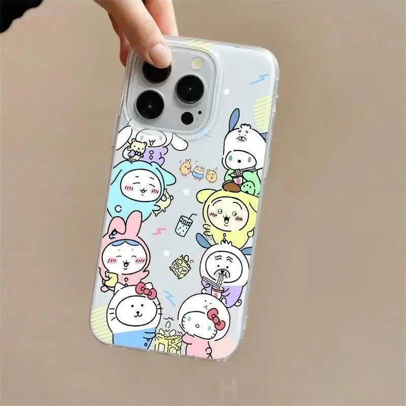 Creative Anime Character Chiikawa Mobile Phone Case Suitable For iPhone