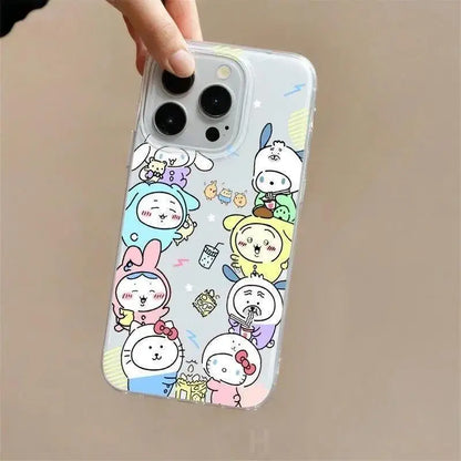 Creative Anime Character Chiikawa Mobile Phone Case Suitable For iPhone