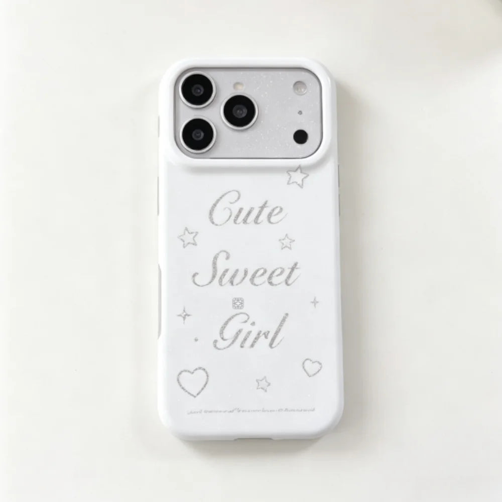 Luxury Cute Musical Note Sanrio Hello Kitty Sparkling Phone Case For iPhone