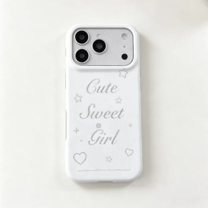 Luxury Cute Musical Note Sanrio Hello Kitty Sparkling Phone Case For iPhone