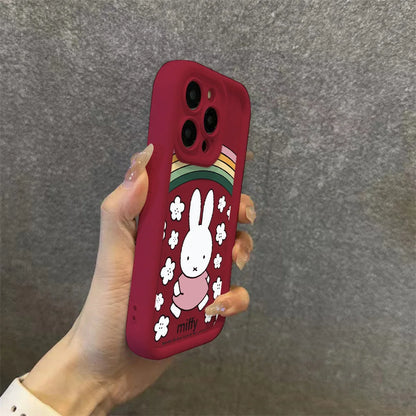 Cartoon Phone Case Soft TPU Miffys Kawaii Back Cover For iPhone