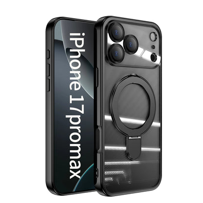 Plating Magnetic Ring Stand Case For iPhone