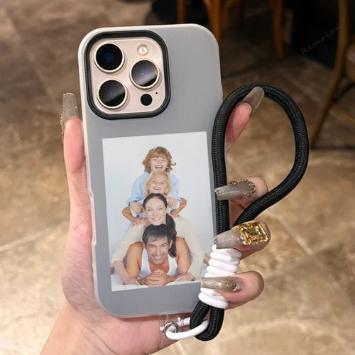 Luxury Lanyard Silicone Phone Case For iPhone
