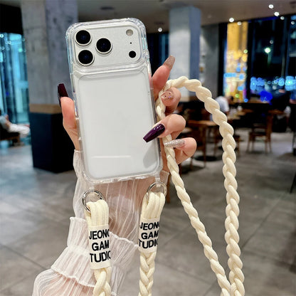 Crossbody Transparent  Phone Case For iPhone