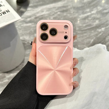 Aurora CD Pattern Large Window Case For iPhone