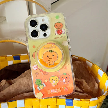 Kawaii Orange Magnetic Phone Case