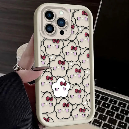 Hello Kitty Star Bow Lovely Phone Case For iPhone