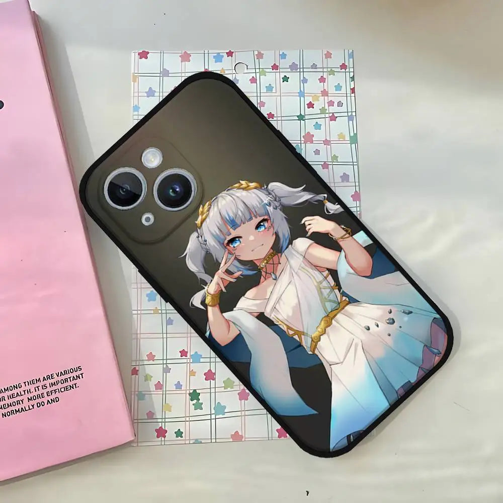 Anime Hololive Gawr Gura Phone Case For iPhone