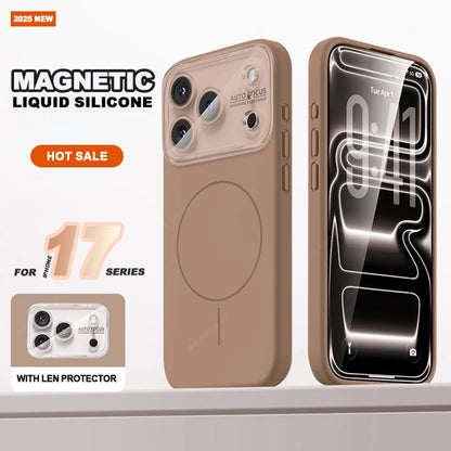 Big Window Magnetic Phone Case For iPhone