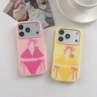 Luxury Leopard Sexy Bikini Sanrio Hello Kitty Phone Case For iphone