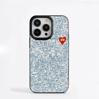 Little Love Cartoon People Phone Case