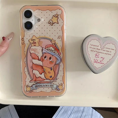 Magnetic Holder Cute Candle Star Phone Case