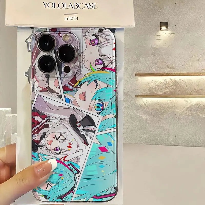 Creative Anime Character Hatsune Miku TPU Mobile Phone Case Suitable For iPhone