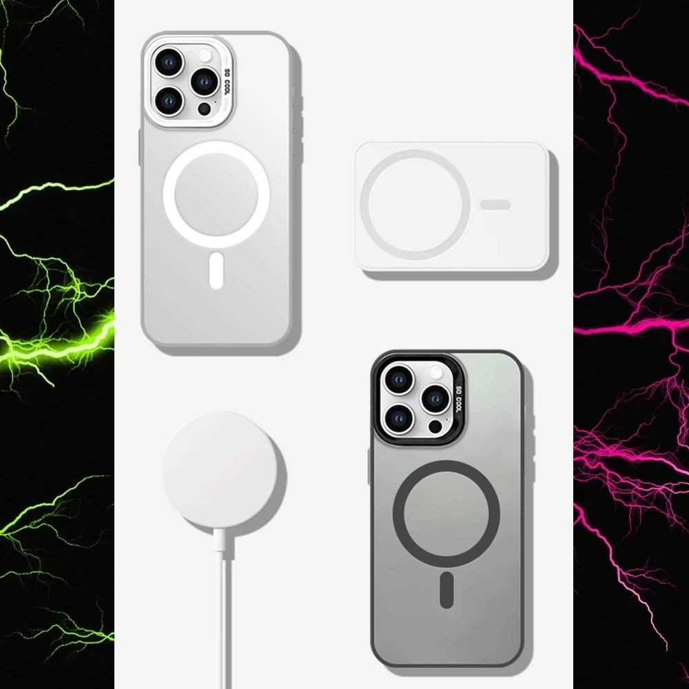 Hot Anime Dandadan Pattern Design Phone Case Magnetic IMD Colorful Silver Case For iPhone