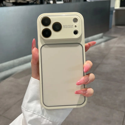 Fashion Candy Color Large Window Matte Case  For iPhone