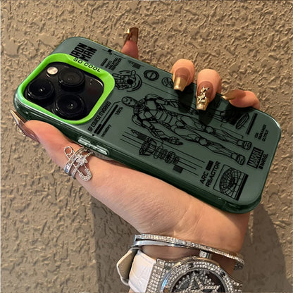 Cartoon Iron Man Phone Case For iPhone