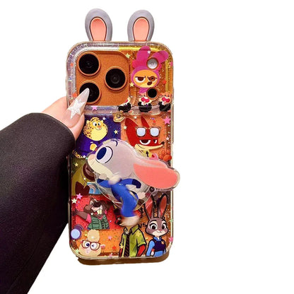 Anime Zootopia 2 Judy Nick Mobile Phone Case Three-dimensional Applicable To iPhone