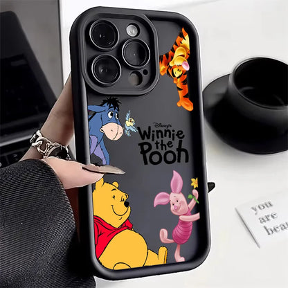 Winnie Piglet Tigger Cartoon Phone Case For iPhone