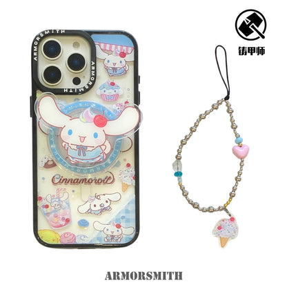 Magnetic Holder Magsafe Wireless Cute Cartoon Sanrio Cinnamoroll Charge Phone Case For iPhone