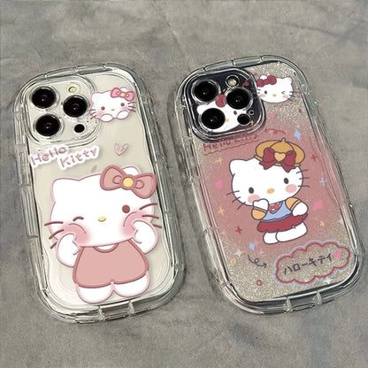 Hello Kitty Pink Cute Phone Case For iPhone