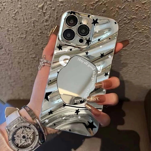 Stars Wavy Mirror Phone Case