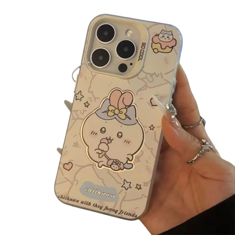 Anime Chiikawa Hachiware Usach Mobile Phone Case Cute Applicable For iPhone