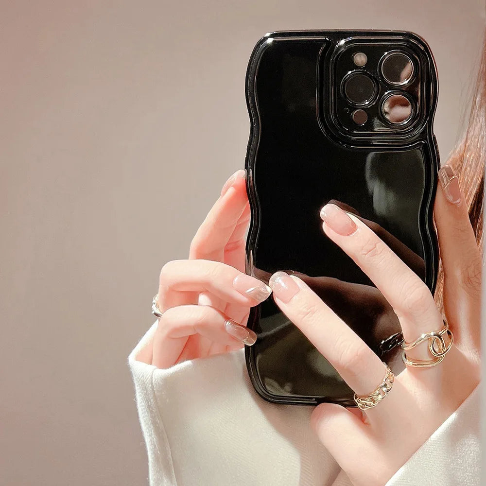 Glossy Wavy Phone Case