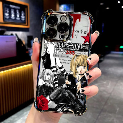 Anime Misa Death Note Four Corner Anti Fall Case  For iPhone