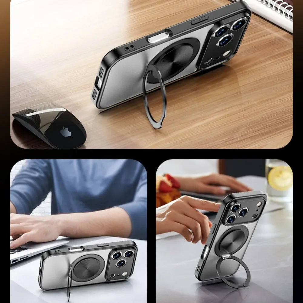 Matte Clear For Magsafe Magnetic Phone Case For iPhone