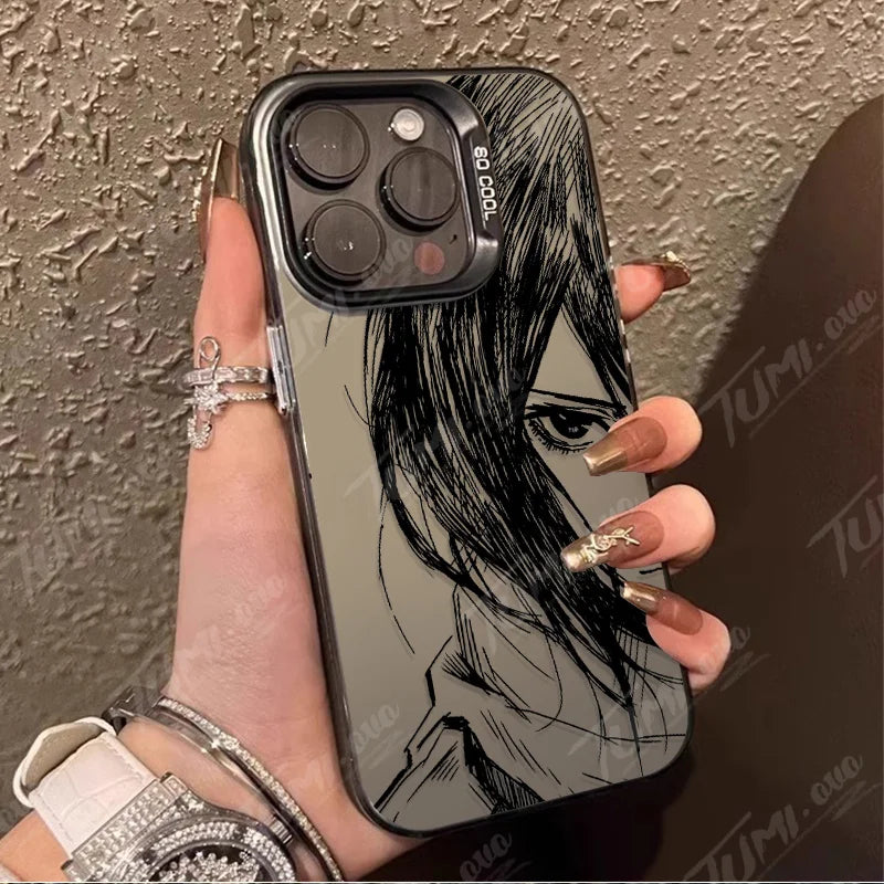 Popular Anime Attack On Titan PC Case For iPhone