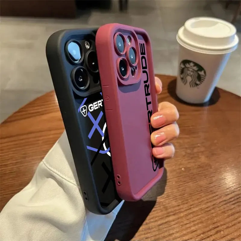 Fashion Luxury For Gertrudes Silicone Case For  iPhone