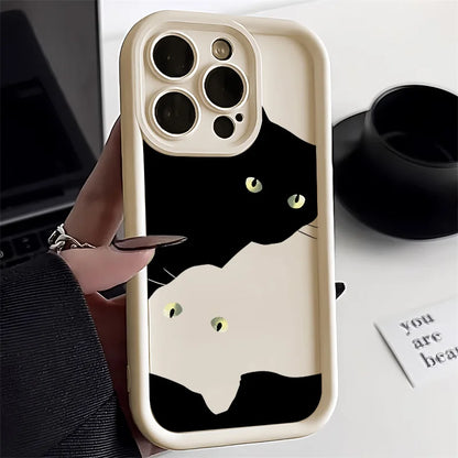 Funny Cute Cat Animal Case For iPhone