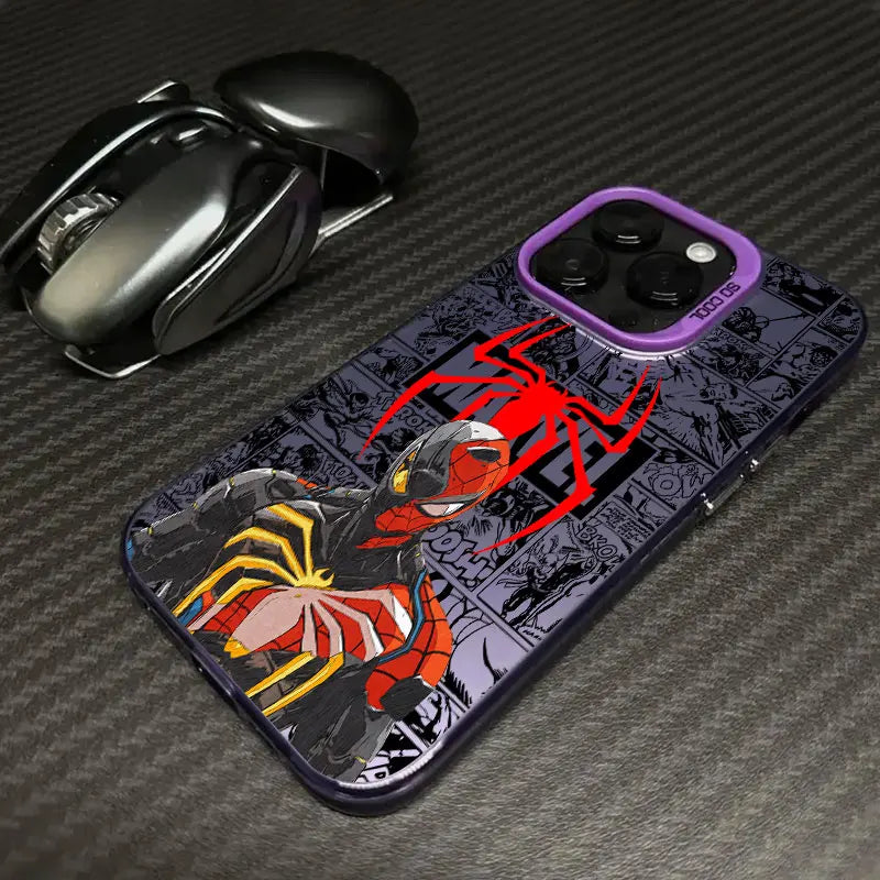 Spider Gwen Spiderman Miles Morales Marvel Phone Case For iPhone