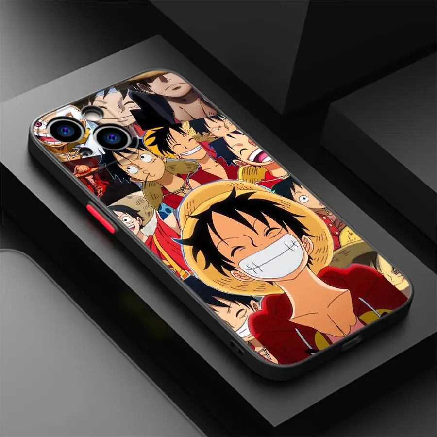 Soft shell Anime One Pieces Phone Case For iPhone