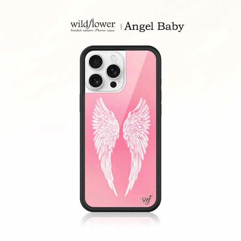 Wildflower Cute Cartoon Angel Baby Gift Phone Case For iPhone