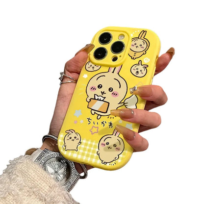 Anime Chiikawa Hachiware Usach Mobile Phone Case Available for IPhone Anti-fall New Style Creativity Kawaii Cartoon Good Looks