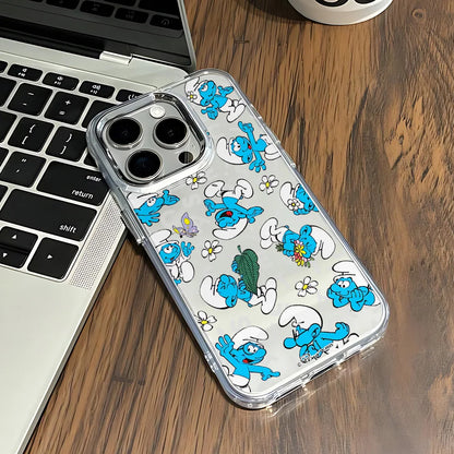 Cartoon Cute The Smurfs New Phone Case For iPhone