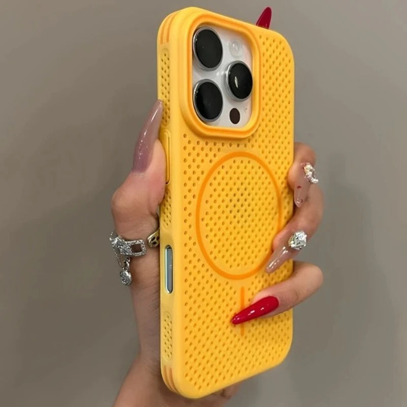 Luxury Magsafe Heat Dissipation Candy Phone Case