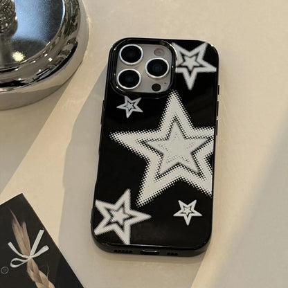 Korean Personalized Graffiti Stars Soft Phone Case For iPhone