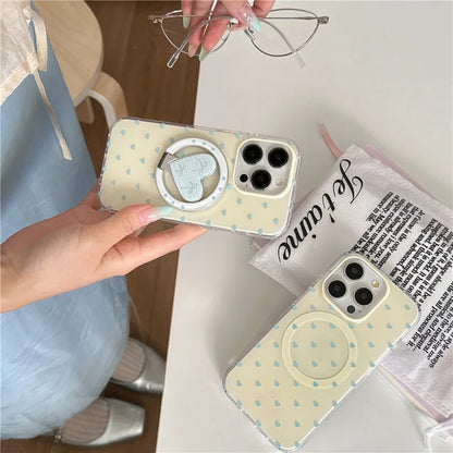Cute Little Love Heart Magnetic Phone Case
