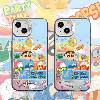 Anime Crayon Shin-Chan Phone Case For iPhone
