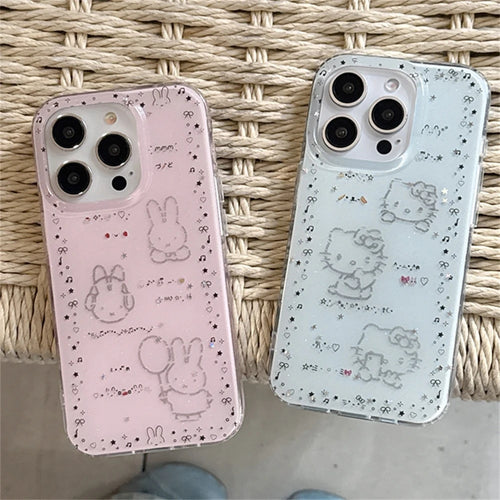 Luxury Glitter Pink Phone Case